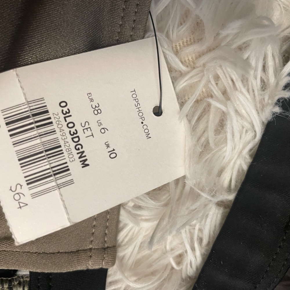 Topshop Two Piece High Waist Swim Suit - Picture 8 of 11